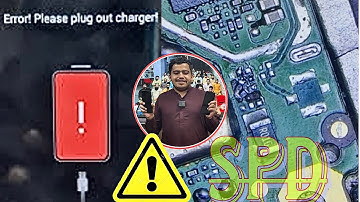 SPD MOBILE Error Please Plug Out Charger Problem Solution | Mobile Repairing Tutorial |SMZ Institute