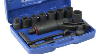 Comie Heavy Duty Torque Multiplier Set Wrench Lug Nut Labor Saving Wrench Lugnuts Remover Truck Trailer RV Semi 4pcs Sockets w/Case 