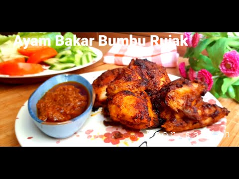 Masakan Bunda Ayam bakar bumbu rujak, pake airfryer Yang Menggugah Selera