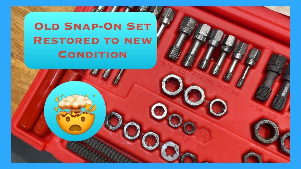 Restoring the Snap-on Thread Restoring Kit. Trash to treasure!