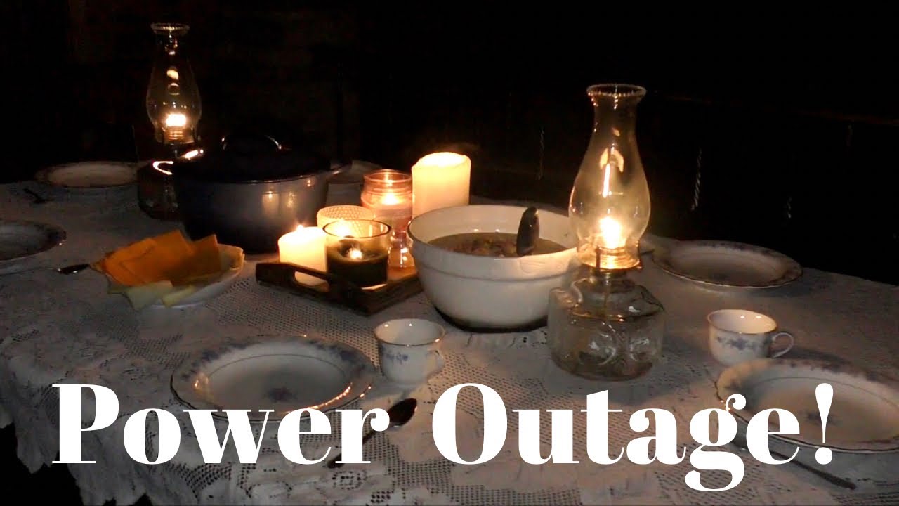 POWER OUTAGE / LIVING WITHOUT ELECTRICITY!