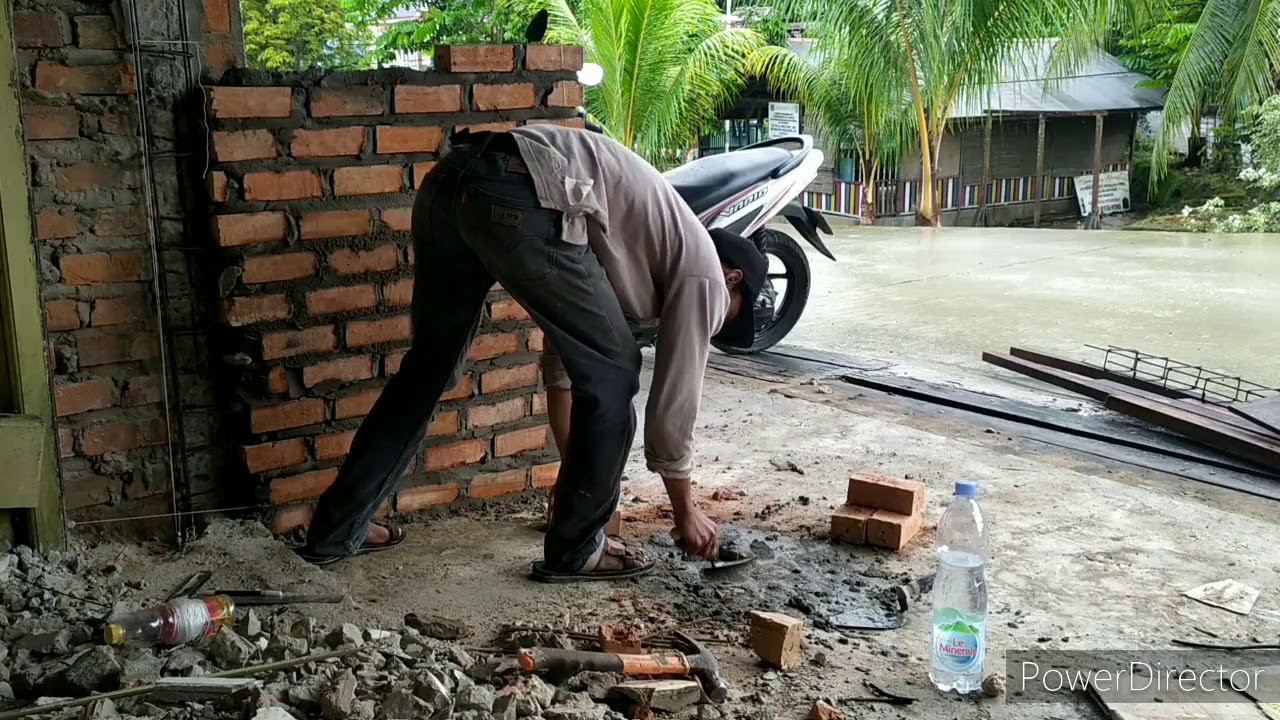 perbaikan rumah part 2 pasang bata dulu 
