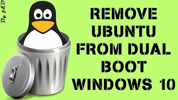 Remove Ubuntu from dual boot Windows 10