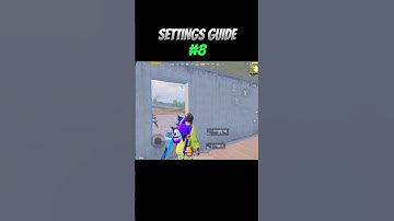 Settings Guide #8 | BGMI update 2.7 #shorts #bgmi #bgmitipsandtricks