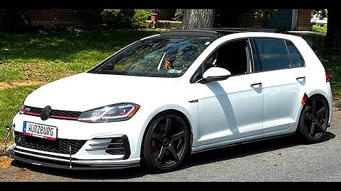 HOW TO INSTALL MAXTON DESIGN FRONT RACING SPLITTER V.1 VW GOLF VII GTI FACELIFT