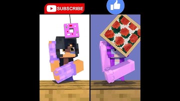 @cash @Aphmau WHAT WILL CHOOSE TO HELP HER? APHMAU OR ZOEY│Minecraft Animation│🤍#shorts