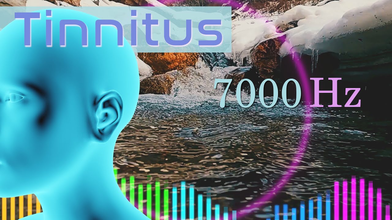 Tinnitus Sound Therapy for 7000Hz White Noise + Watersound notched