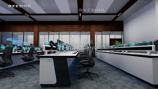 KCB Smart City Command Center | Kesino Control Room Consoles Project Case