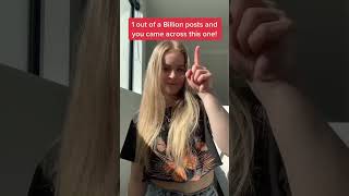 Out of all the billion posts you could have seen, this one chose you do not pass on this!