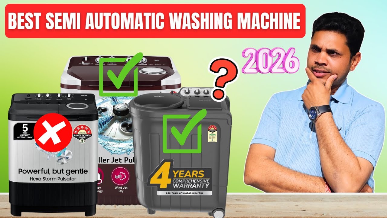 LG VS SAMSUNG VS WHIRLPOOL SEMI AUTOMATIC WASHING MACHINE COMPARISON ...