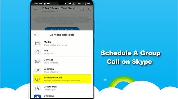 How to Schedule a Group Call on Skype in Android