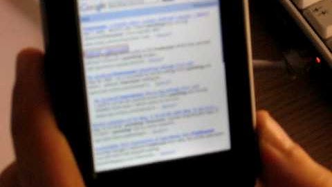 Cupcake Android on GTA02 freerunner