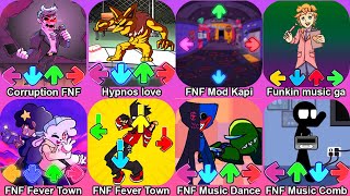 FNF Android New Mods Test | Kapi - Wocky | Senpai Static Memory - Pulse | Huggy Wuggy -Playtime Song