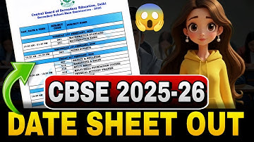 CBSE Class 10 FINAL DATESHEET OUT 🚨🚨 | CBSE Class 10 2026 Board Exams #CBSE #CBSE2026 #CBSEClass10
