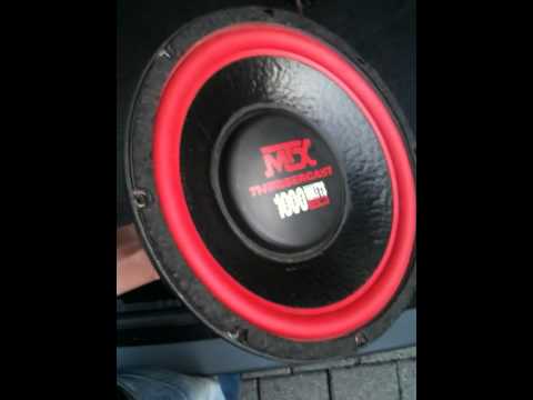 MTX Thundercast 1000W funktionstest - YouTube