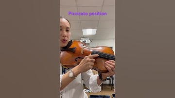 Pizzicato position