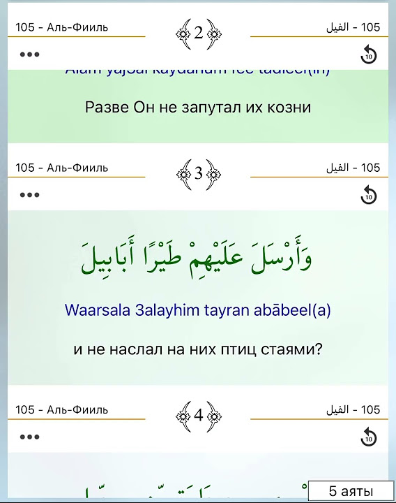 Сура Аль-Филь #коран #islam #ислам - YouTube