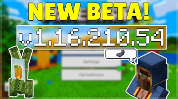 MCPE 1.16.210.54 BETA WANDERING TRADER FIXED! Minecraft Pocket Edition Bugs & Changes!