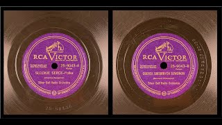 Ethno-American 78rpm recordings in the US 1934 V-16323 Słodkie serce ^ Ob.... Silver Bell Radio Orch