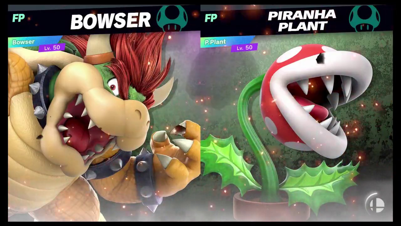 Super Smash Bros Ultimate Amiibo Fights Request #2056 Bowser vs Piranha ...