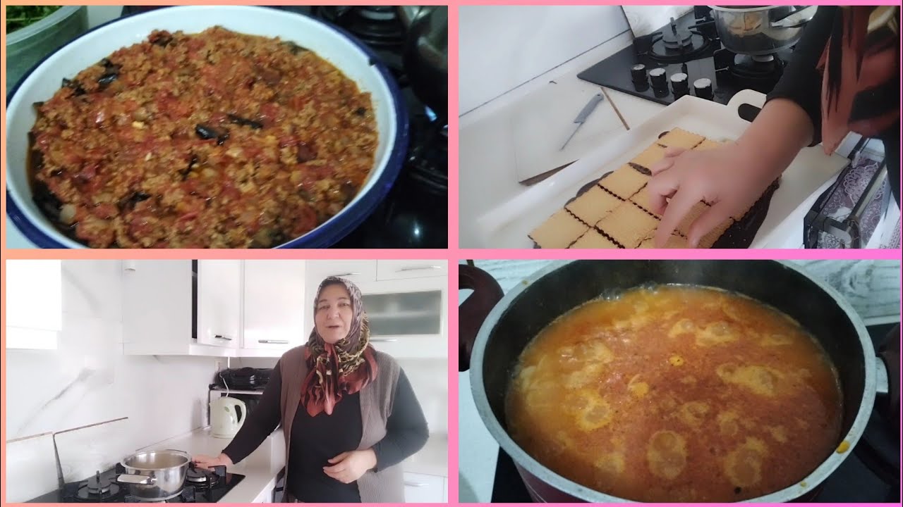 İFTAR MENÜSÜ BİSKÜVİLİ PASTA YAPTIM ÇOCUMA