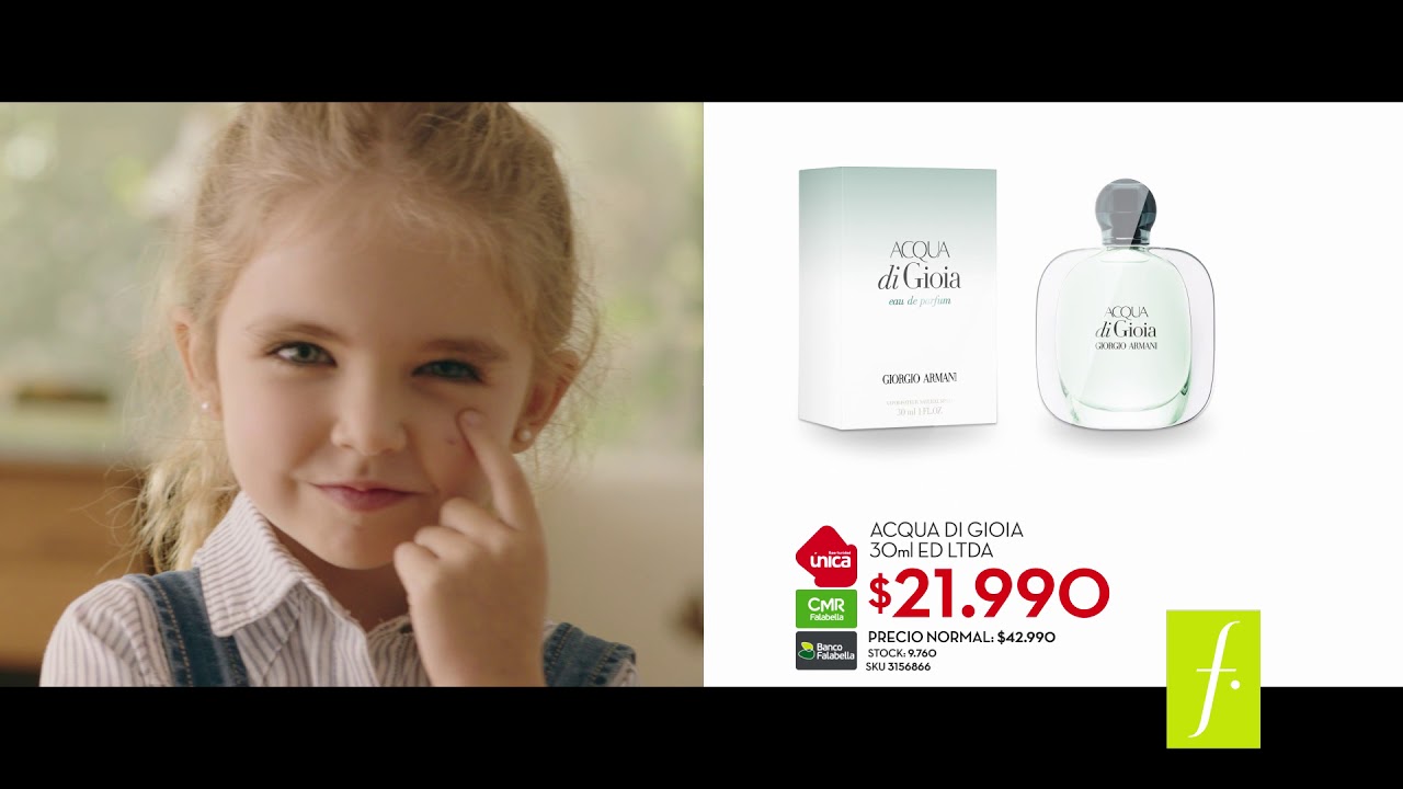 Perfume Aqua Di Gioia #SeñalesDeMamá - YouTube