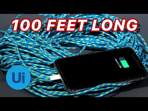 The Century Charger | 100 Foot iPhone Lightning Cable | Unnecessary Inventions