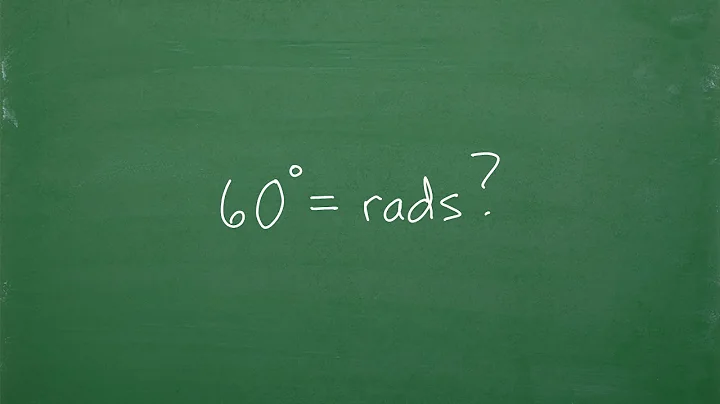 CONVERT Degrees to Radians – BASIC Trigonometry