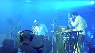 Bag Raiders - &quot;Sunlight + Not Over (piano intro)&quot; (Live at Melt! 2011, July 17th 2011) HQ