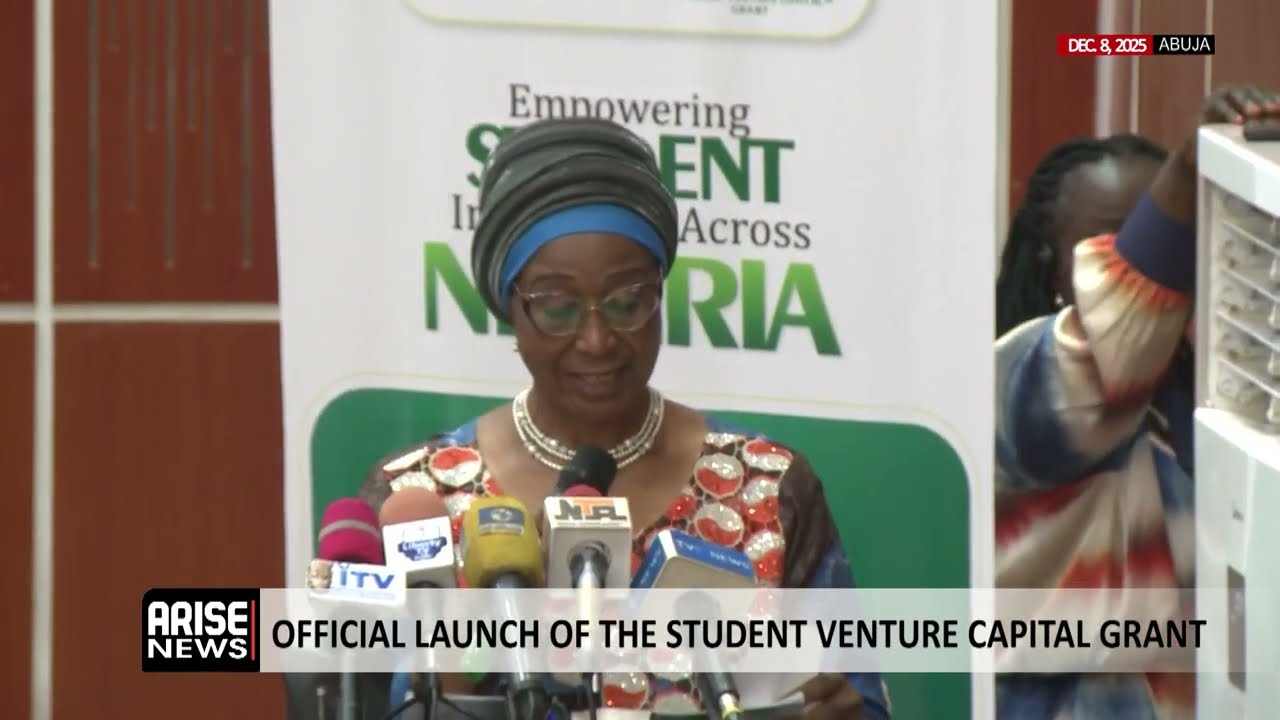 OFFICIAL LAUNCH OF THE STUDENT VENTURE CAPITAL GRANT