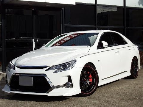 130系マークx 350s ｇ ｓ レイズインチaw Tein車高調 Surugaスピードマフラー モデリスタステアリング カーボン調インテリア Toyota Markx カスタム例1台 Youtube