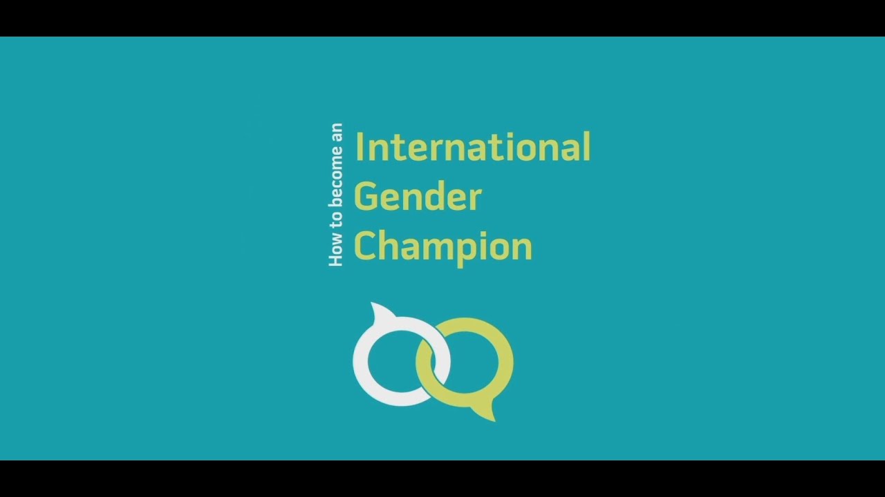How to an International Gender Champion YouTube