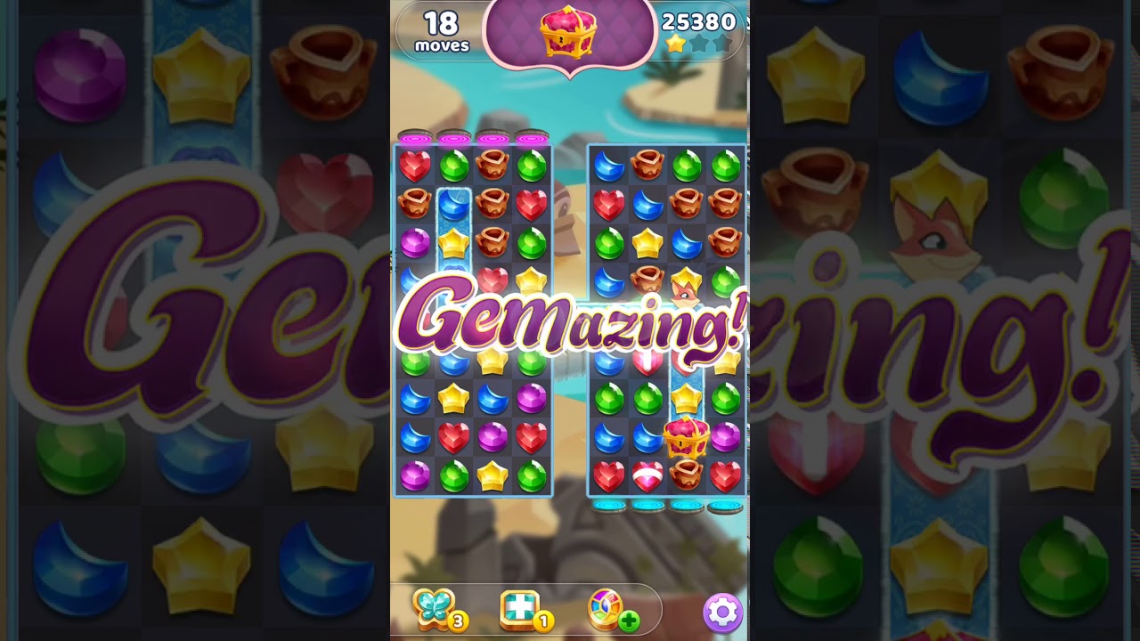 Genies & Gems - Jewel & Gem Matching Adventure (Level 65 - 75)