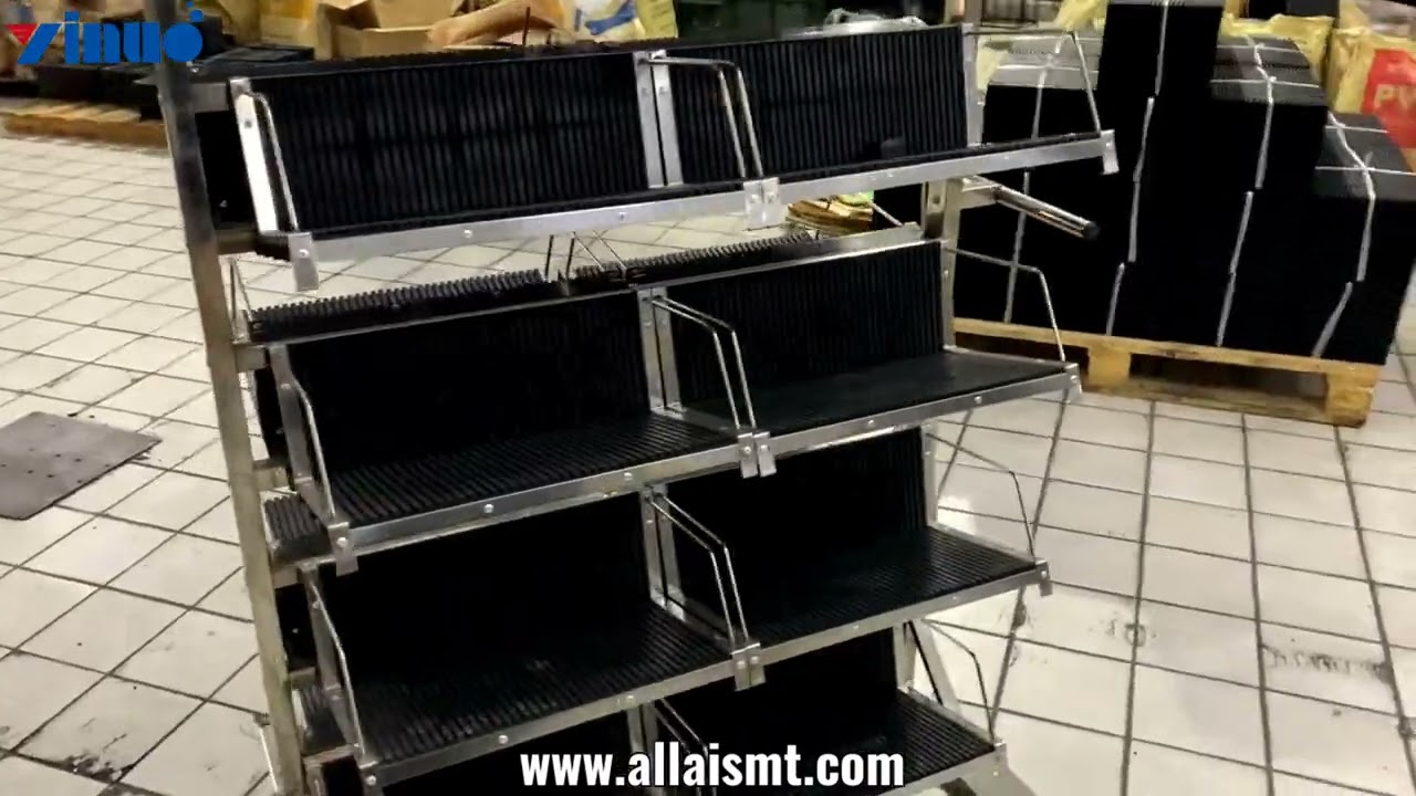 PCB  ESD Trolley Cart & SMT Magazine Rack