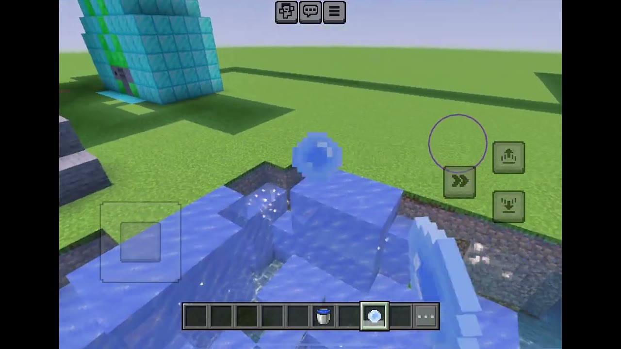 Minecraft Ice Bomb that only works on water
