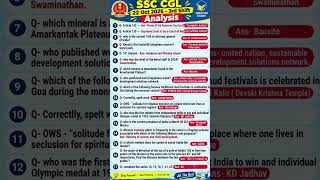 SSC CGL 22 Oct 2026 (3rd Shift) Exam Analysis & Answer Key 🎯 #ssccgl #ssc #ssccglanalysis