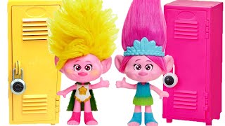 The Trolls Band Together Movie DIY Custom Back to School Locker Organization with Poppy and Viva