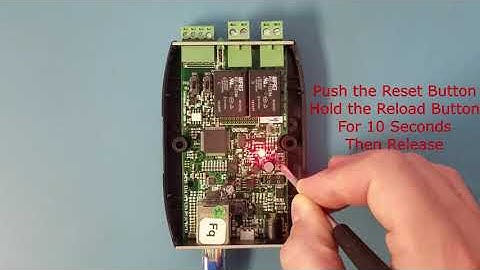 Reset to Factory Default