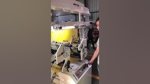 2+1 Color Flexo Clothes Fabric Label Printing Machine for satin ribbon, nylon taffeta, cotton,paper