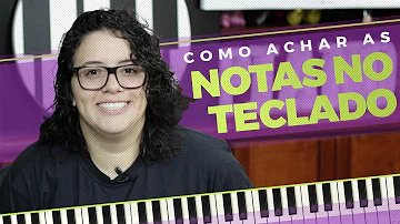 Como identificar as notas do teclado?