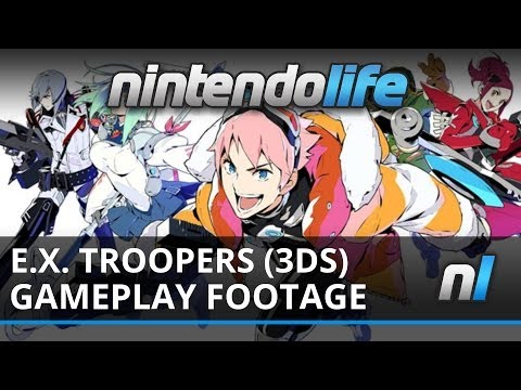 E.X. Troopers (3DS) Gameplay Footage