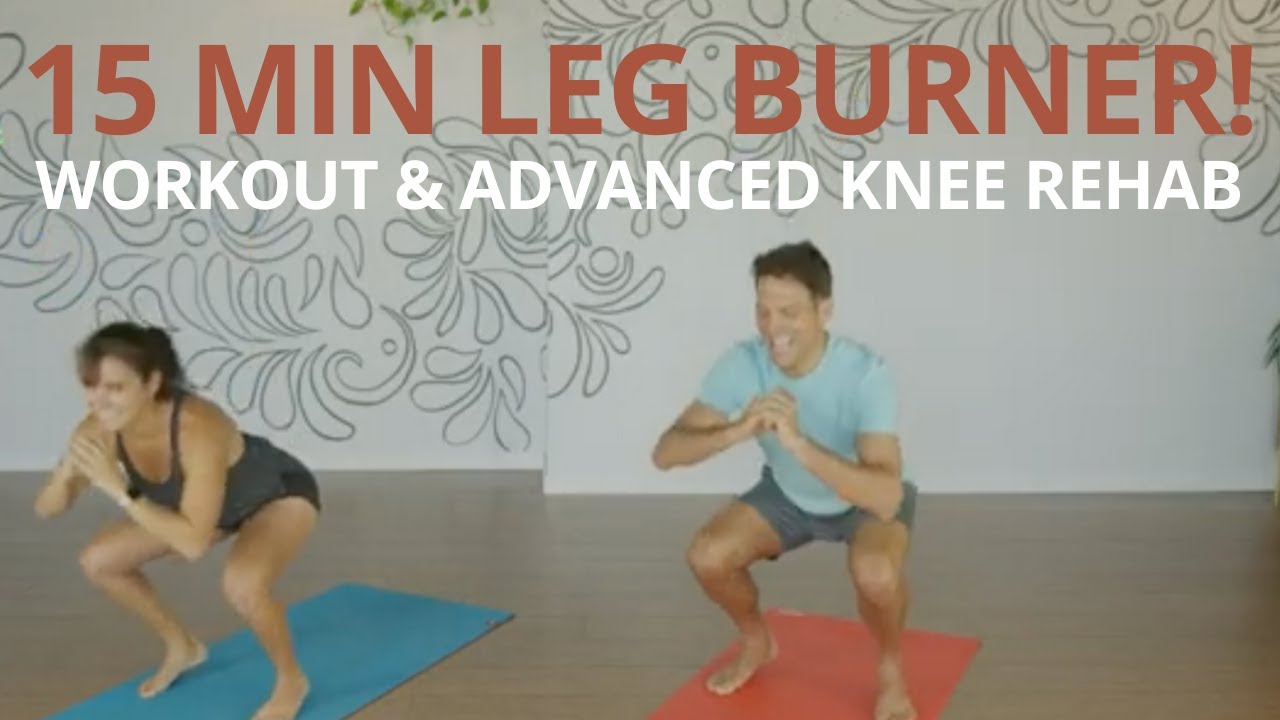15 Minute Leg Burner Workout with Squats for Strong Legs