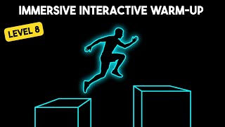 Immersive Interactive Warm-Up #8 | Icy Reflex Jump Challenge ❄️