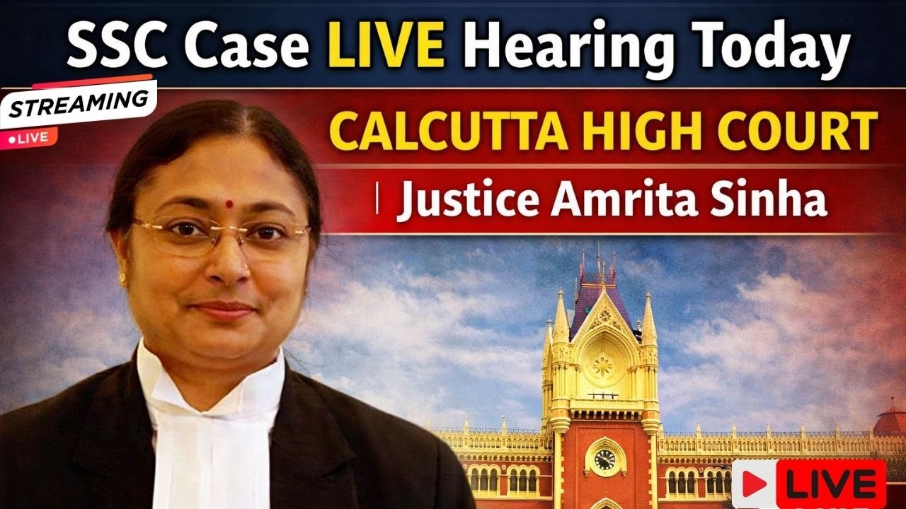 👉 “SSC & SLST Cases LIVE Hearing Today | Supreme court of India | Calcutta High Court Court No. 18”