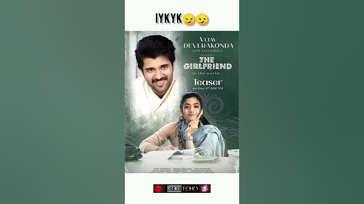 Vijay will introduce the girlfriend teaser.#thegirlfriend #vijaydevarakonda #rashmikamandanna
