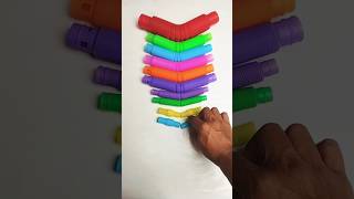 Satisfying Voicing of POP Tube | diy #asmrsound #relaxing #poptubesound #creative #shorts
