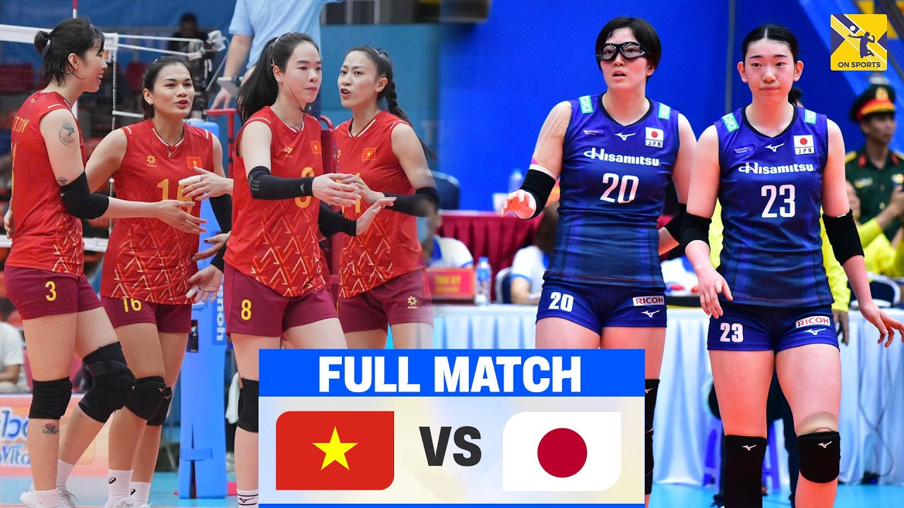 FULL HD | VIỆT NAM vs NHẬT BẢN | Chị đại châu Á nhận cú sốc, Thanh Thúy vang danh châu lục