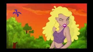 George of the jungle 2: Cartoon Ursula scenes