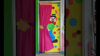 Door Decoration Ideas for School🚪😍#art #subscribe #viral #craft #glimzwithsadia #colourful #shorts