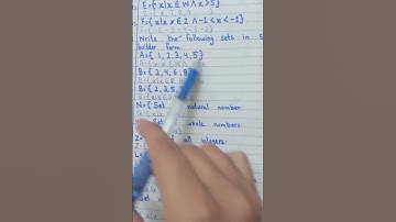 Set Builder Form#youtubeshorts #ytshorts